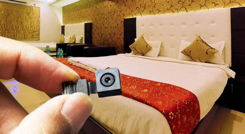 Hidden camera hotel