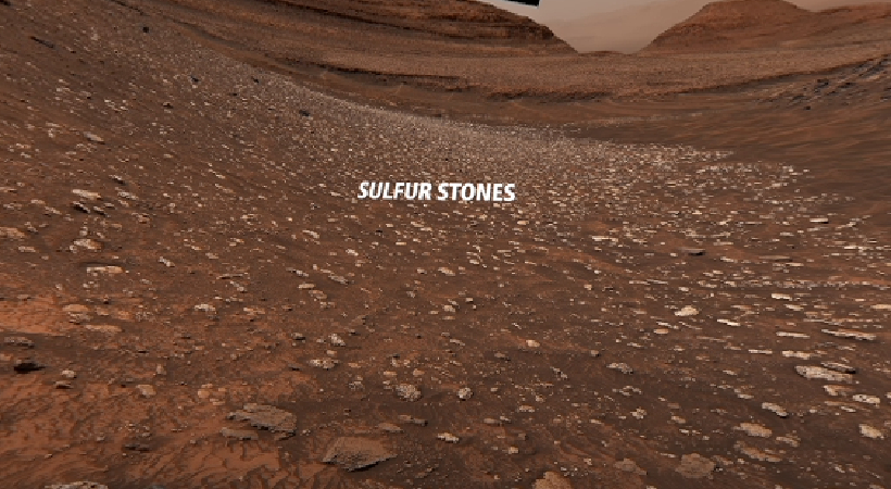 Sulpher on Mars