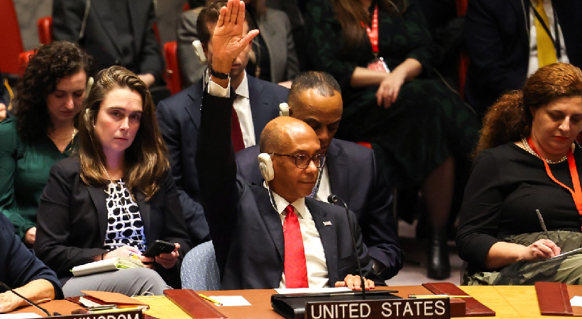 US vetoes UN Security Council resolution