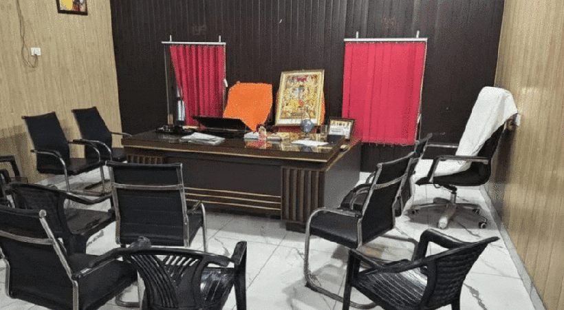 Officials dedicated their chairs to Lord Ram