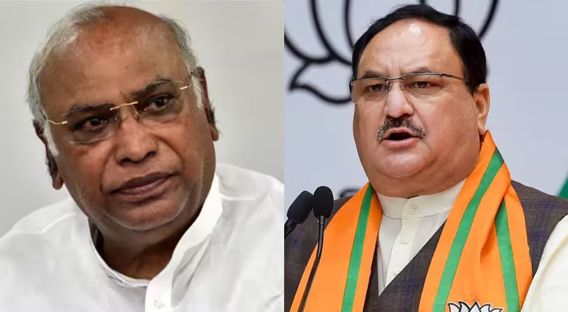 mallikarjun kharge j p nadda