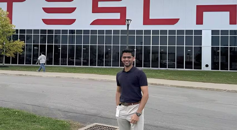 man got job at tesla