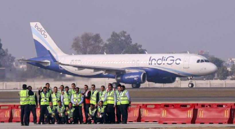 INDIGO LANDED NAVI MUMBAI AIRPORT