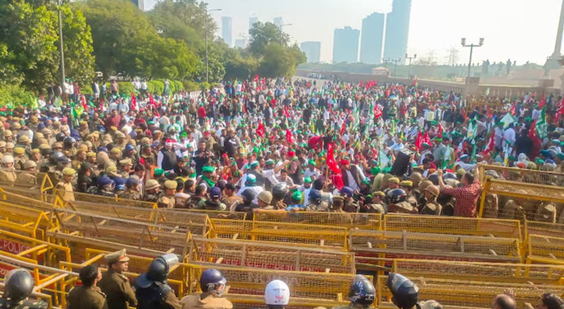 farmers protest